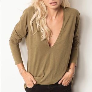 BNWT Still Water Deepest U Neck Long Sleeve